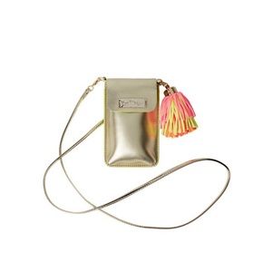 Lily Pulitzer Carry It Metallic Crossbody